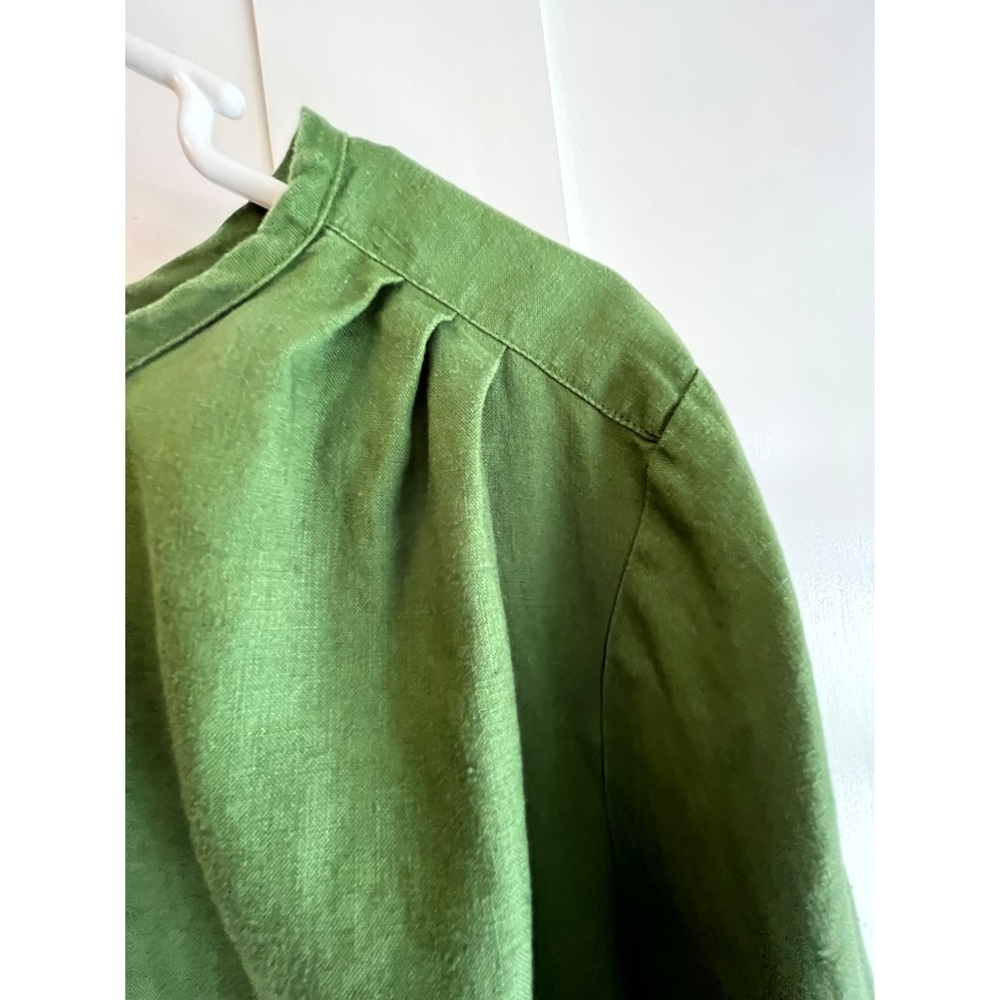 J. Jill 100% Linen Pullover Tunic/Shift Dress with 3/4 Length Sleeves - Picture 2 of 13